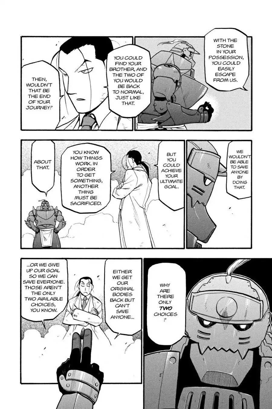 Fullmetal Alchemist manga, chapter 92, page 20 of 50