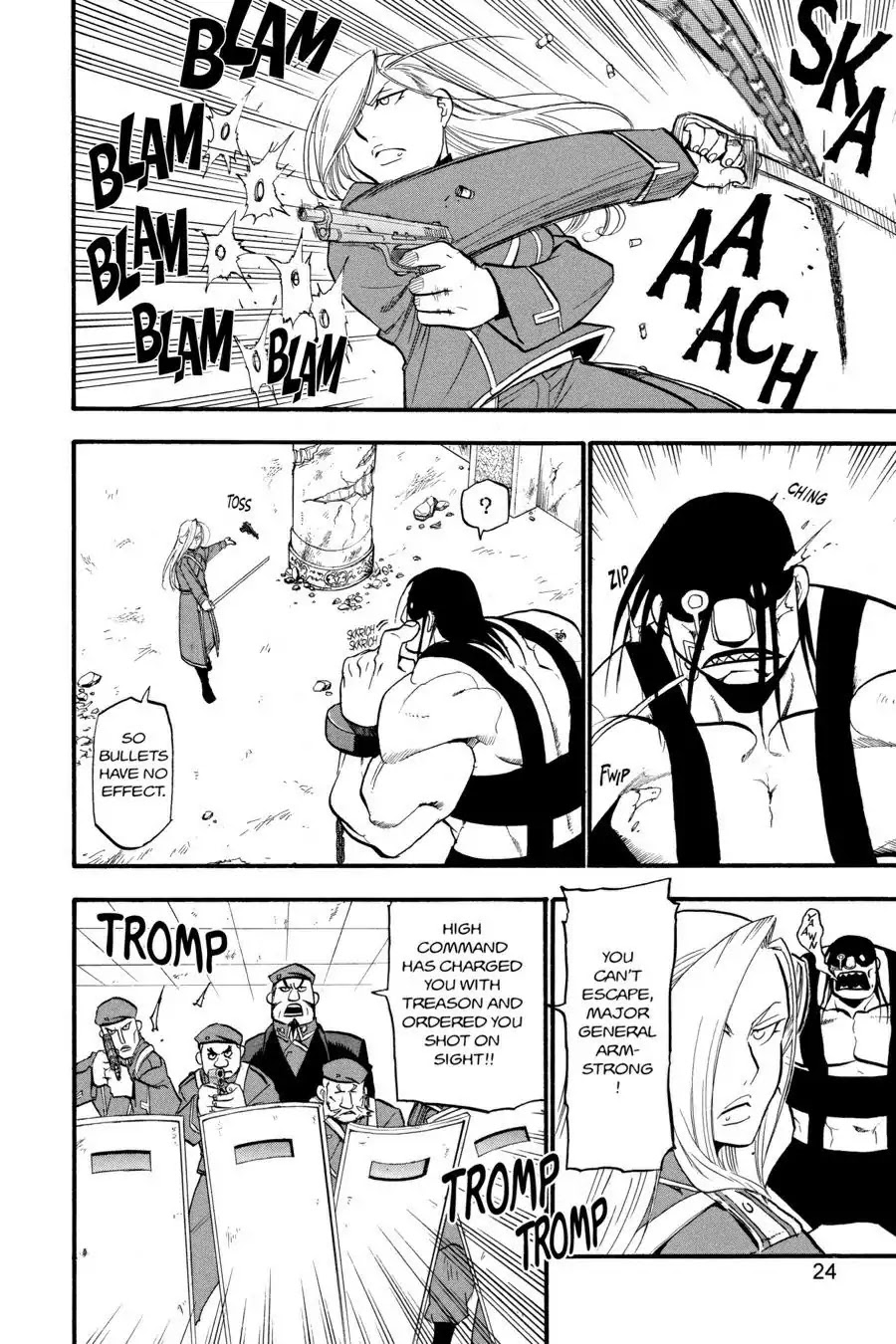 Fullmetal Alchemist manga, chapter 92, page 24 of 50