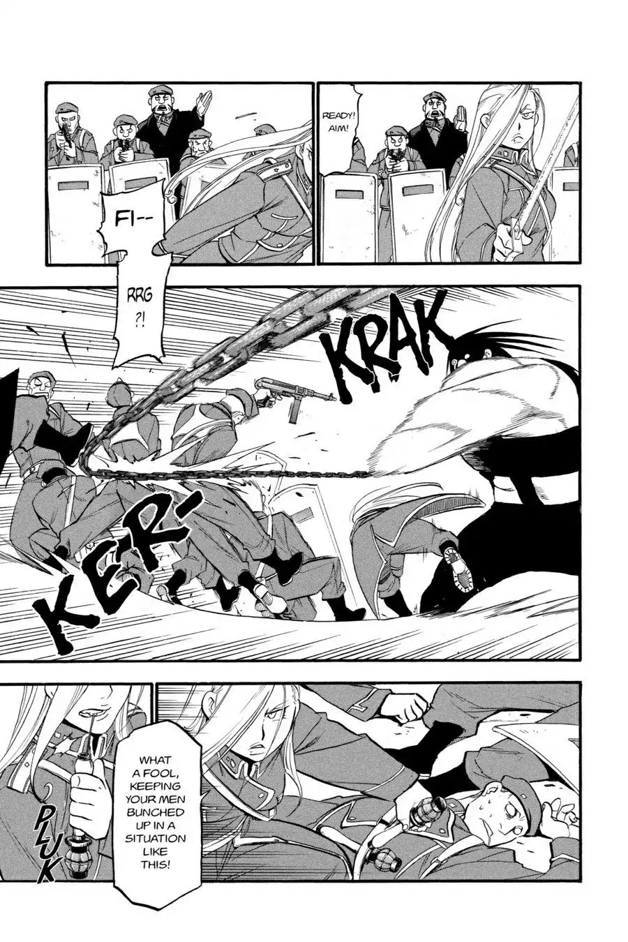 Fullmetal Alchemist manga, chapter 92, page 25 of 50