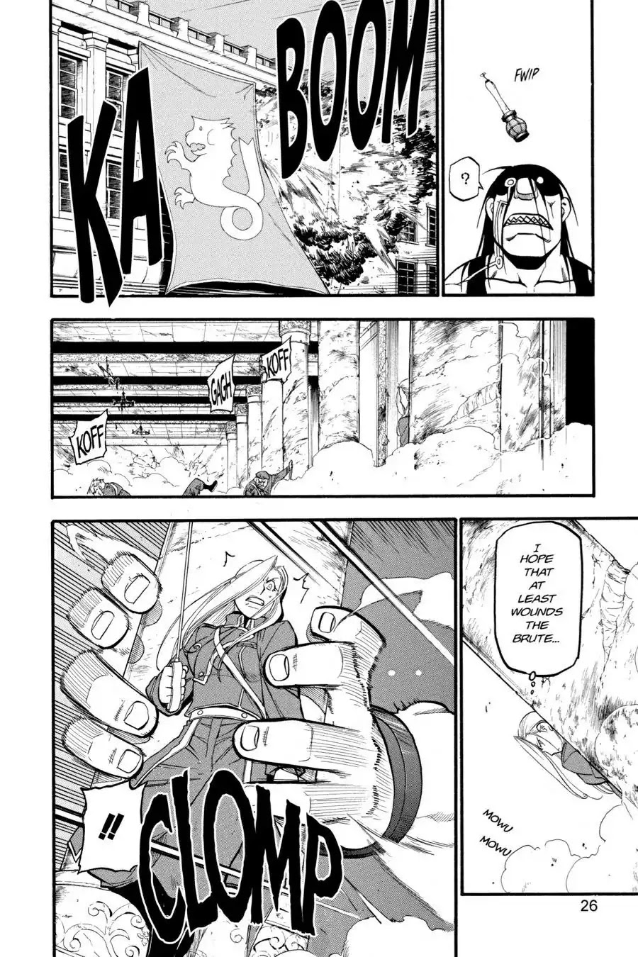 Fullmetal Alchemist manga, chapter 92, page 26 of 50