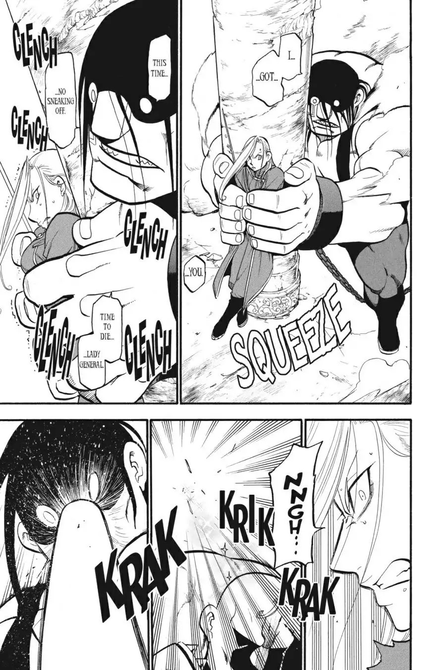 Fullmetal Alchemist manga, chapter 92, page 27 of 50