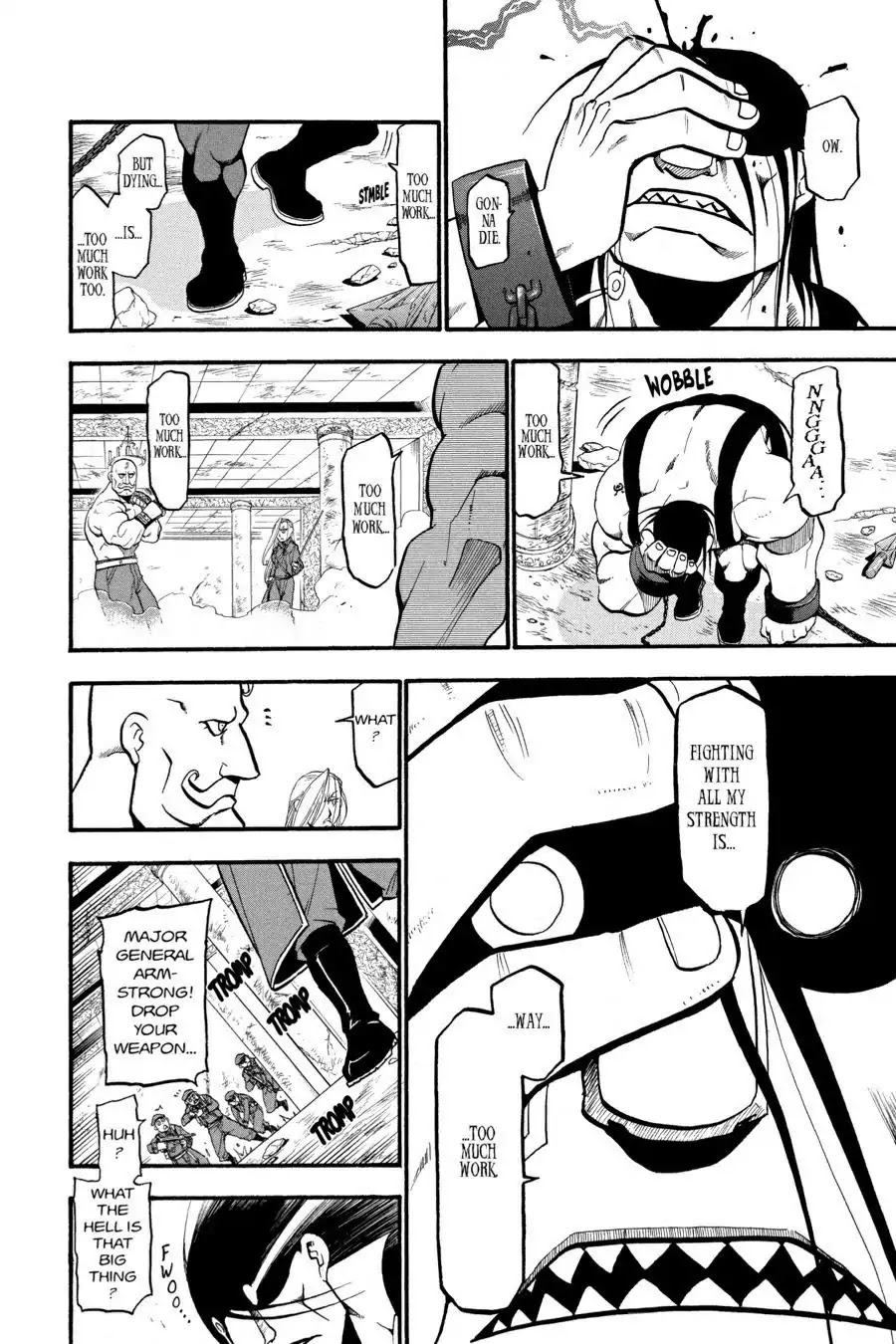 Fullmetal Alchemist manga, chapter 92, page 32 of 50
