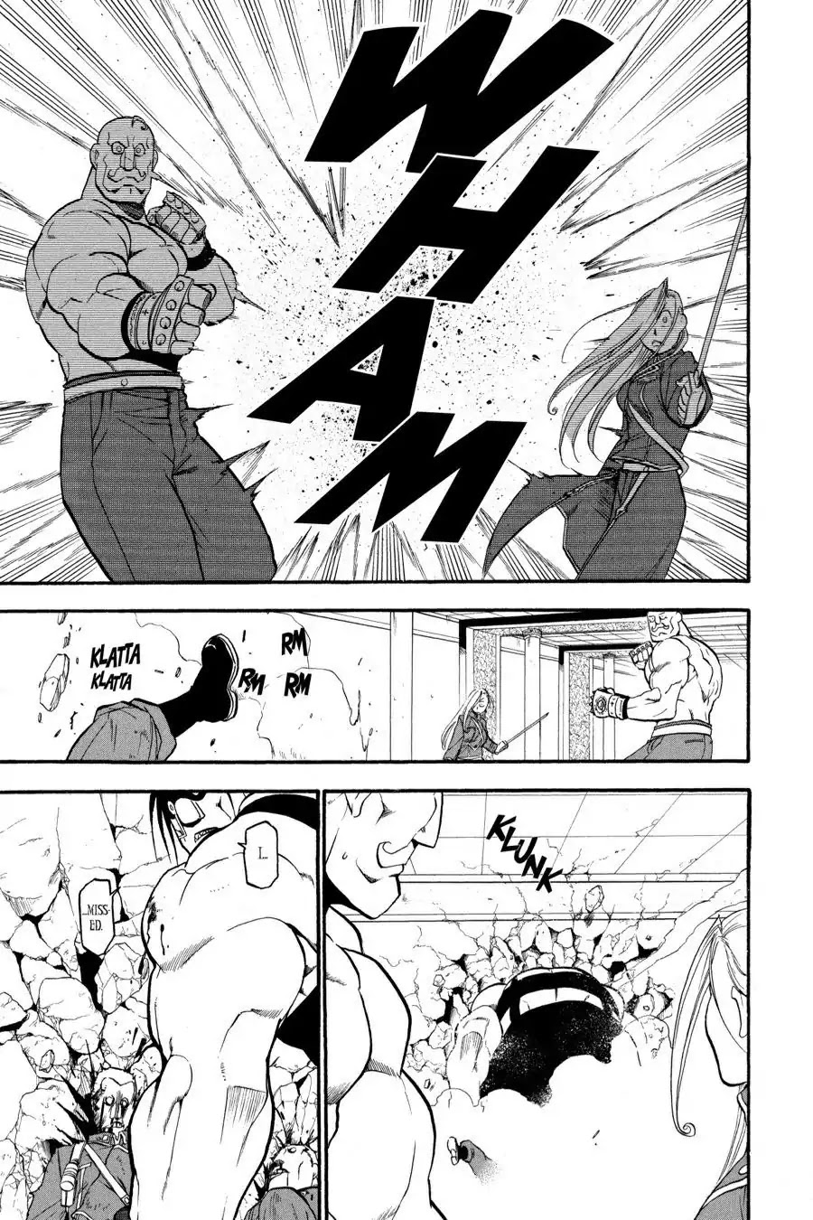 Fullmetal Alchemist manga, chapter 92, page 33 of 50
