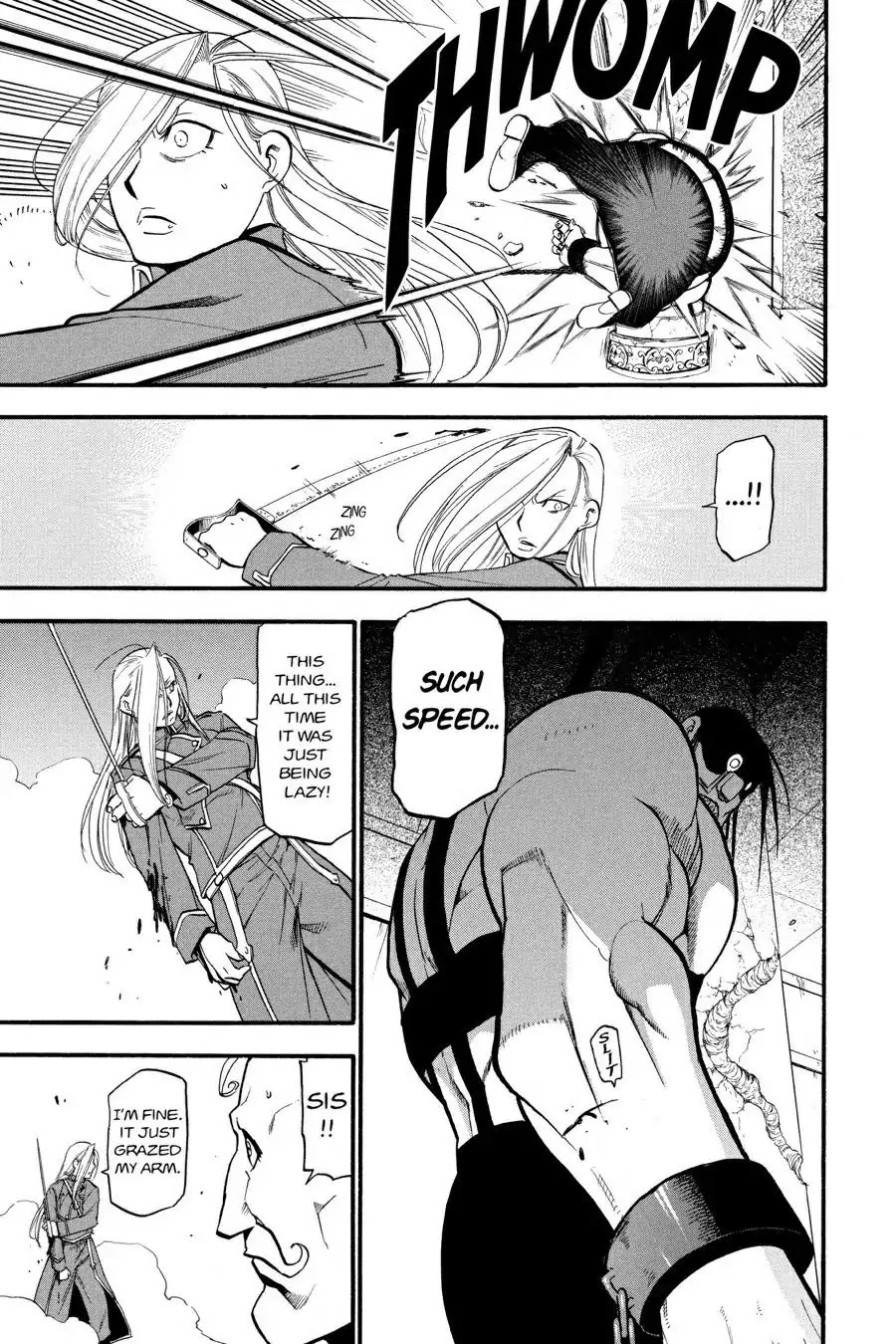 Fullmetal Alchemist manga, chapter 92, page 35 of 50