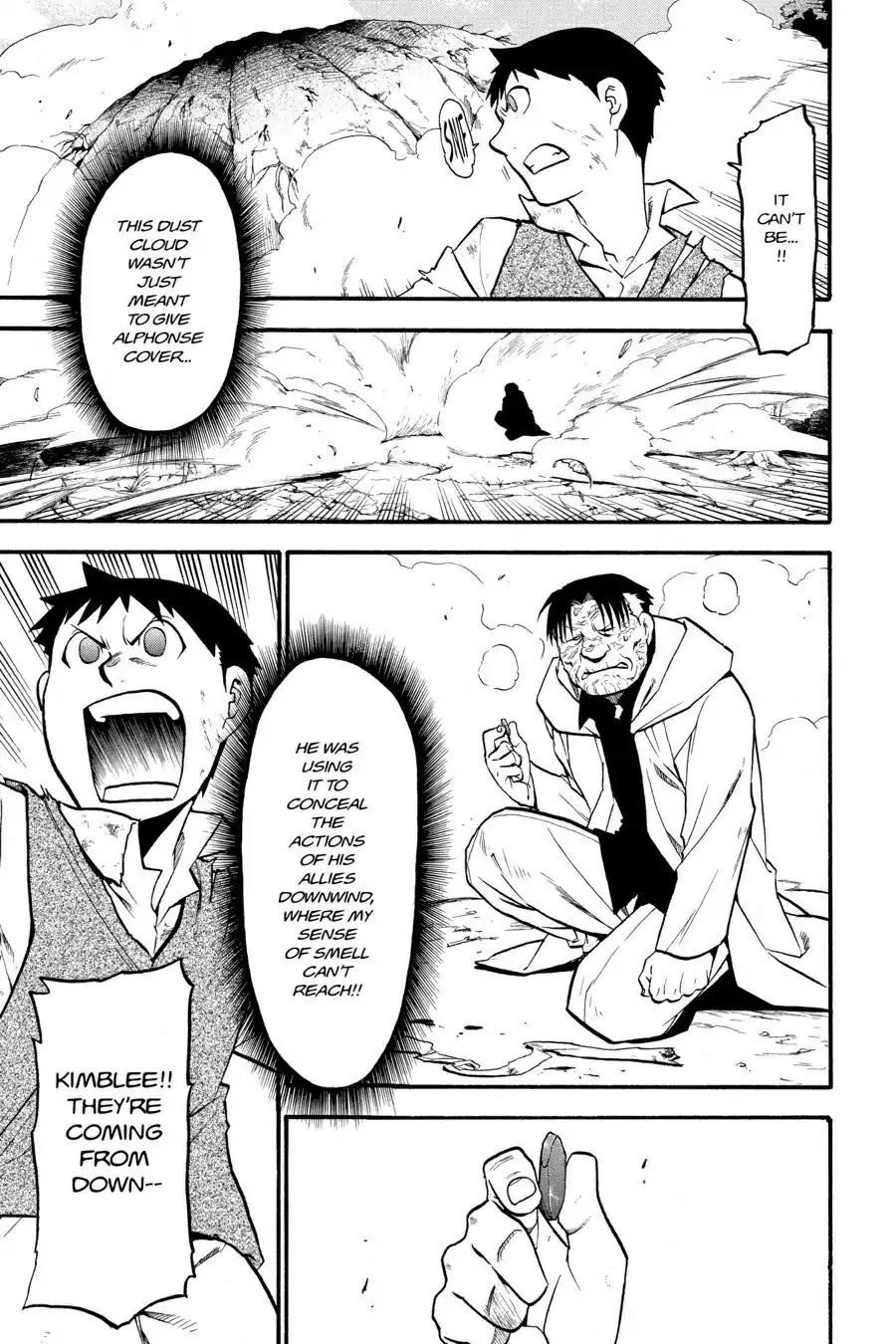 Fullmetal Alchemist manga, chapter 92, page 49 of 50