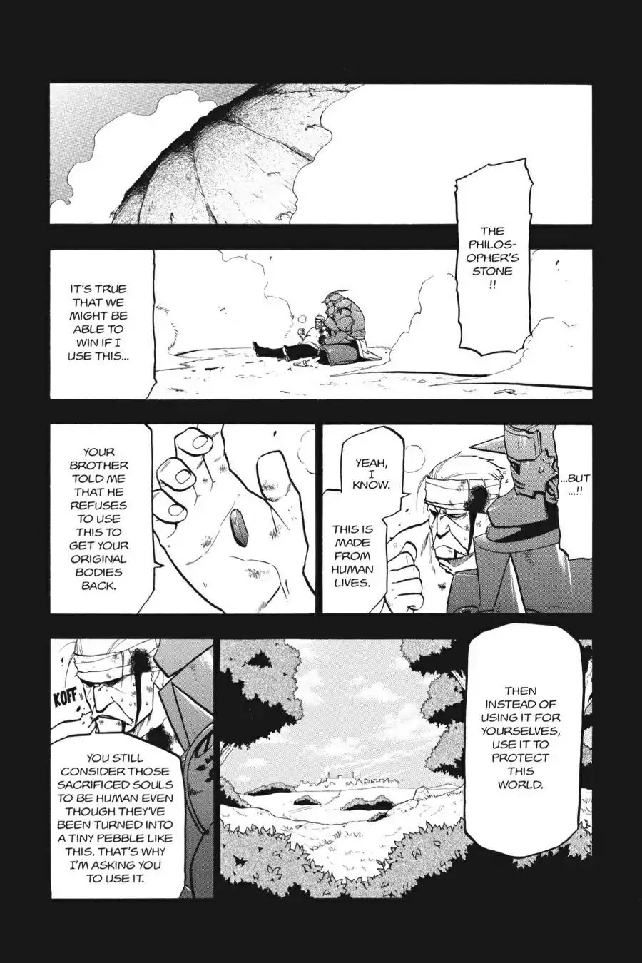 Fullmetal Alchemist manga, chapter 92, page 7 of 50