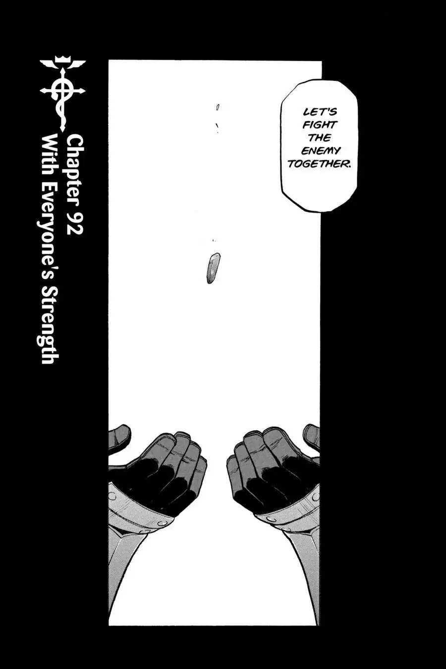 Fullmetal Alchemist manga, chapter 92, page 9 of 50