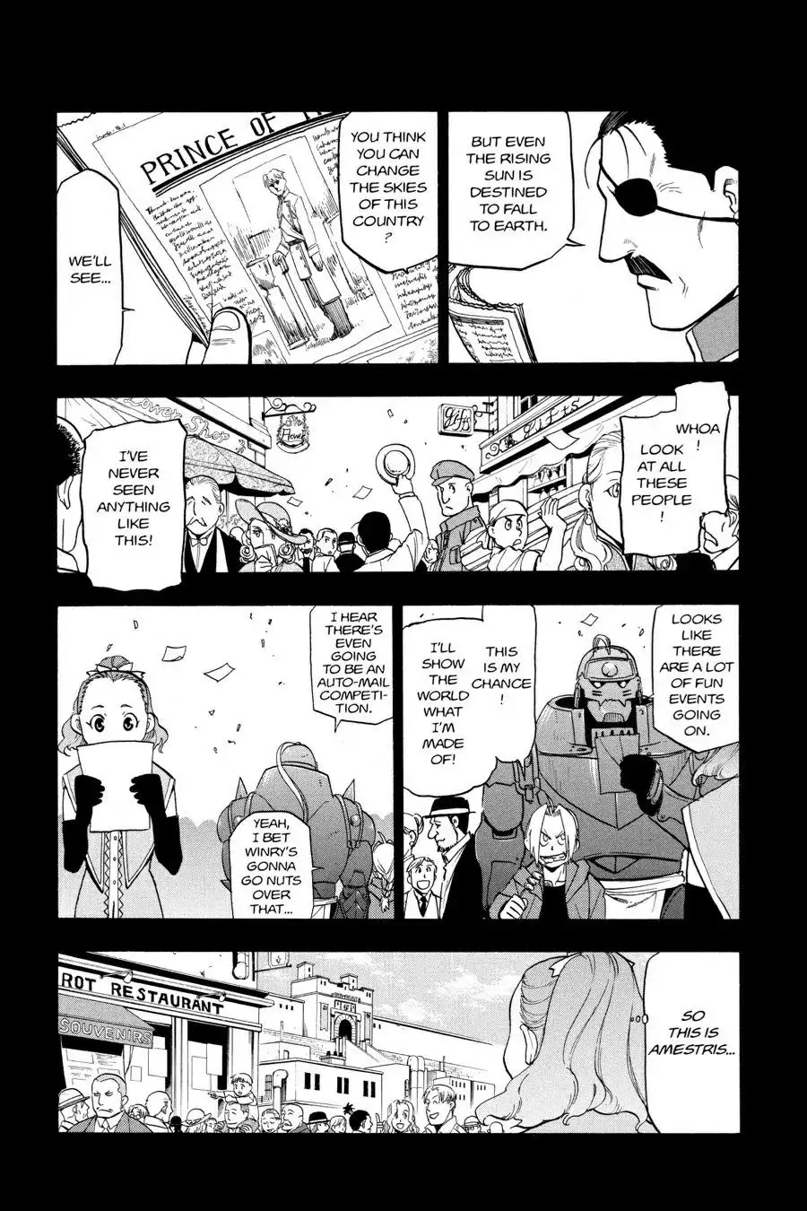FullMetal Alchemist Chapter 95.5 page 6 - Vol.23 Special Episode: Fullmetal Alchemist, Wii: Prince of Dawn