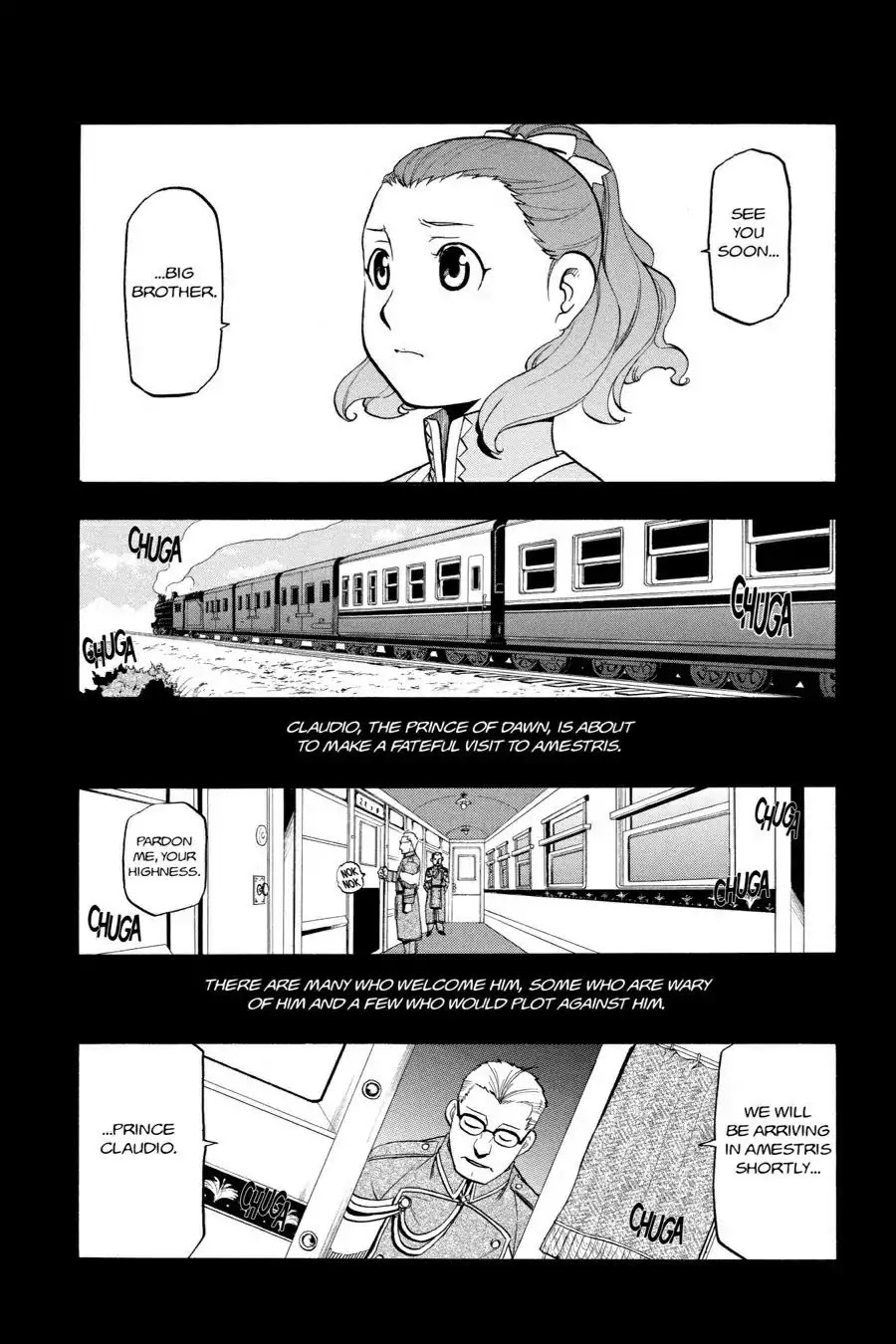 FullMetal Alchemist Chapter 95.5 page 7 - Vol.23 Special Episode: Fullmetal Alchemist, Wii: Prince of Dawn