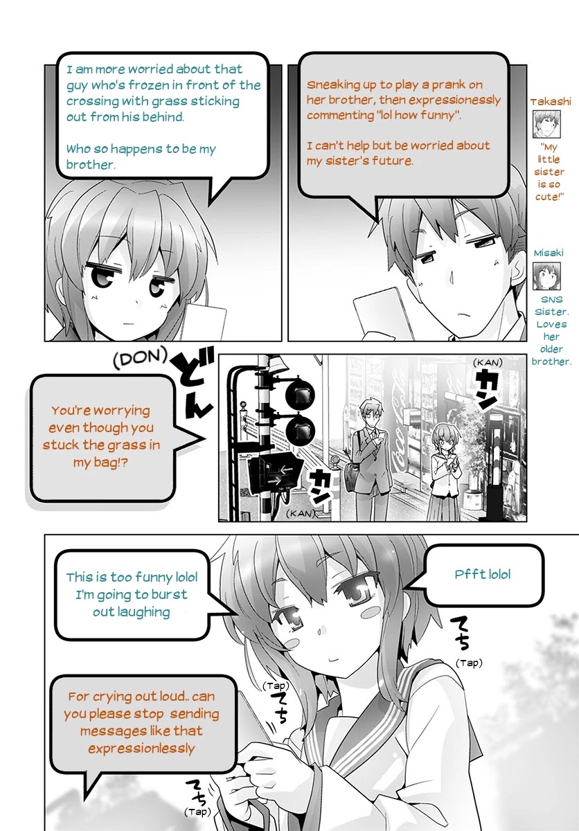 Fumikiri Jikan Chapter 28 page 4 - Chapter 28: SNS Siblings (3)