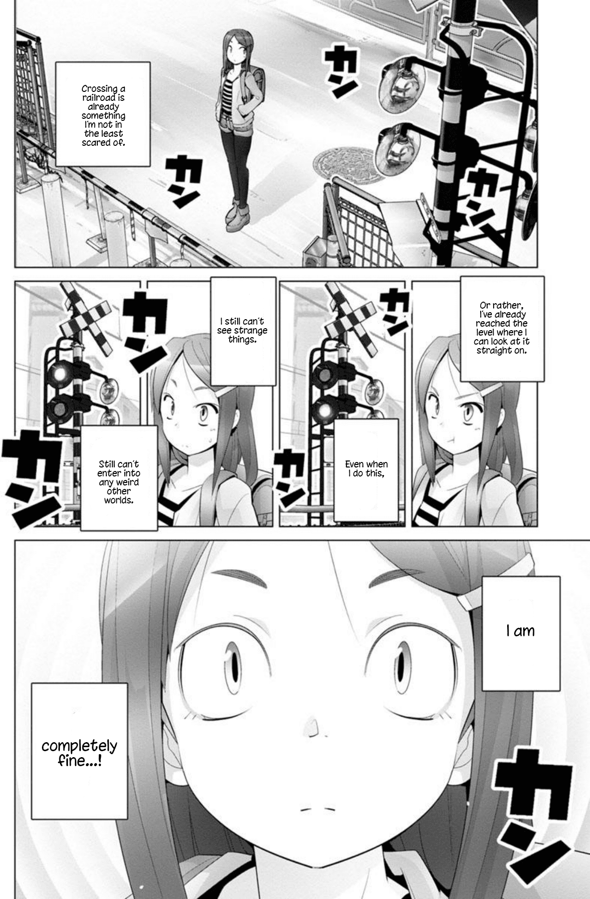 Fumikiri Jikan Chapter 3 page 6 - Chapter 3: Afterschool iron maiden