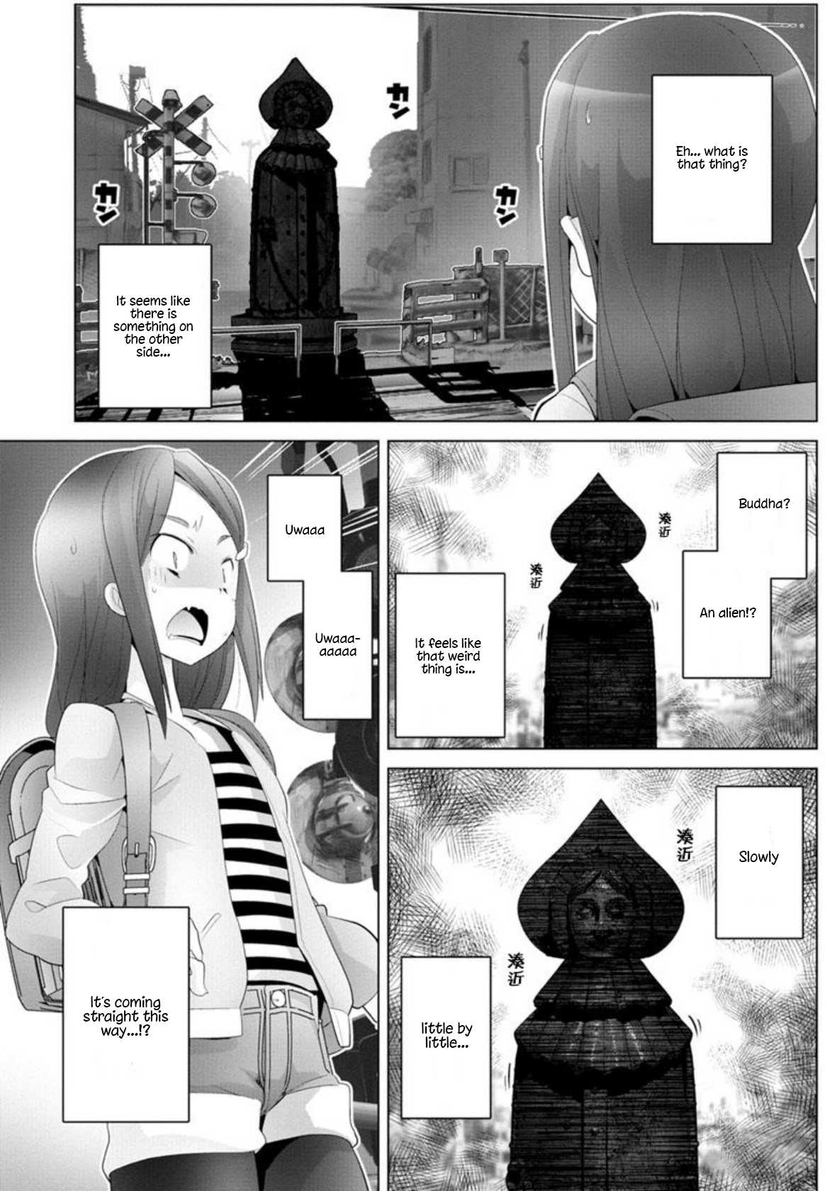 Fumikiri Jikan Chapter 3 page 9 - Chapter 3: Afterschool iron maiden
