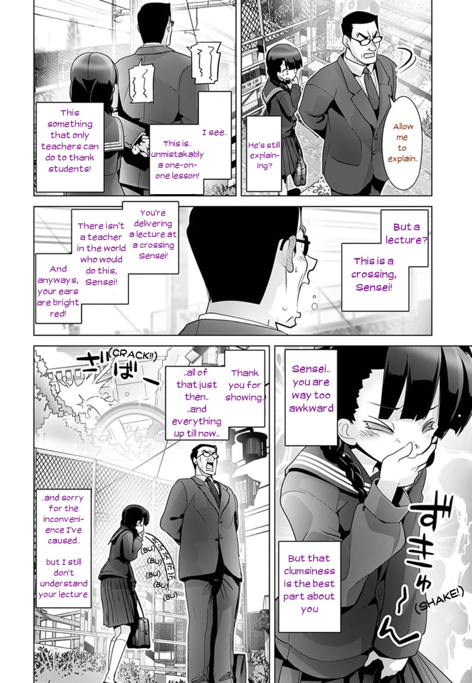 Fumikiri Jikan Chapter 38 page 10 - Chapter 38: Together With Sensei (3)