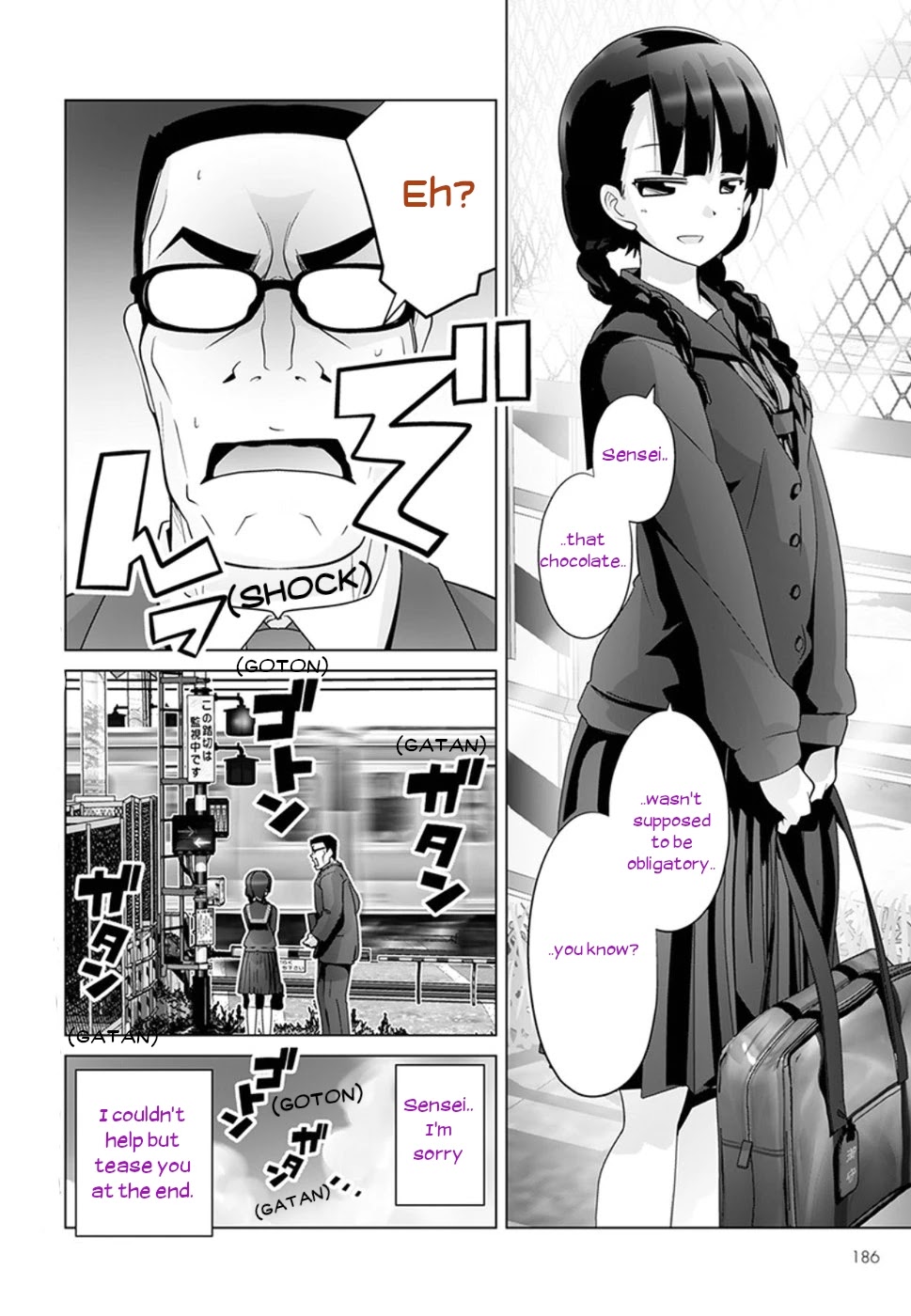 Fumikiri Jikan Chapter 38 page 12 - Chapter 38: Together With Sensei (3)