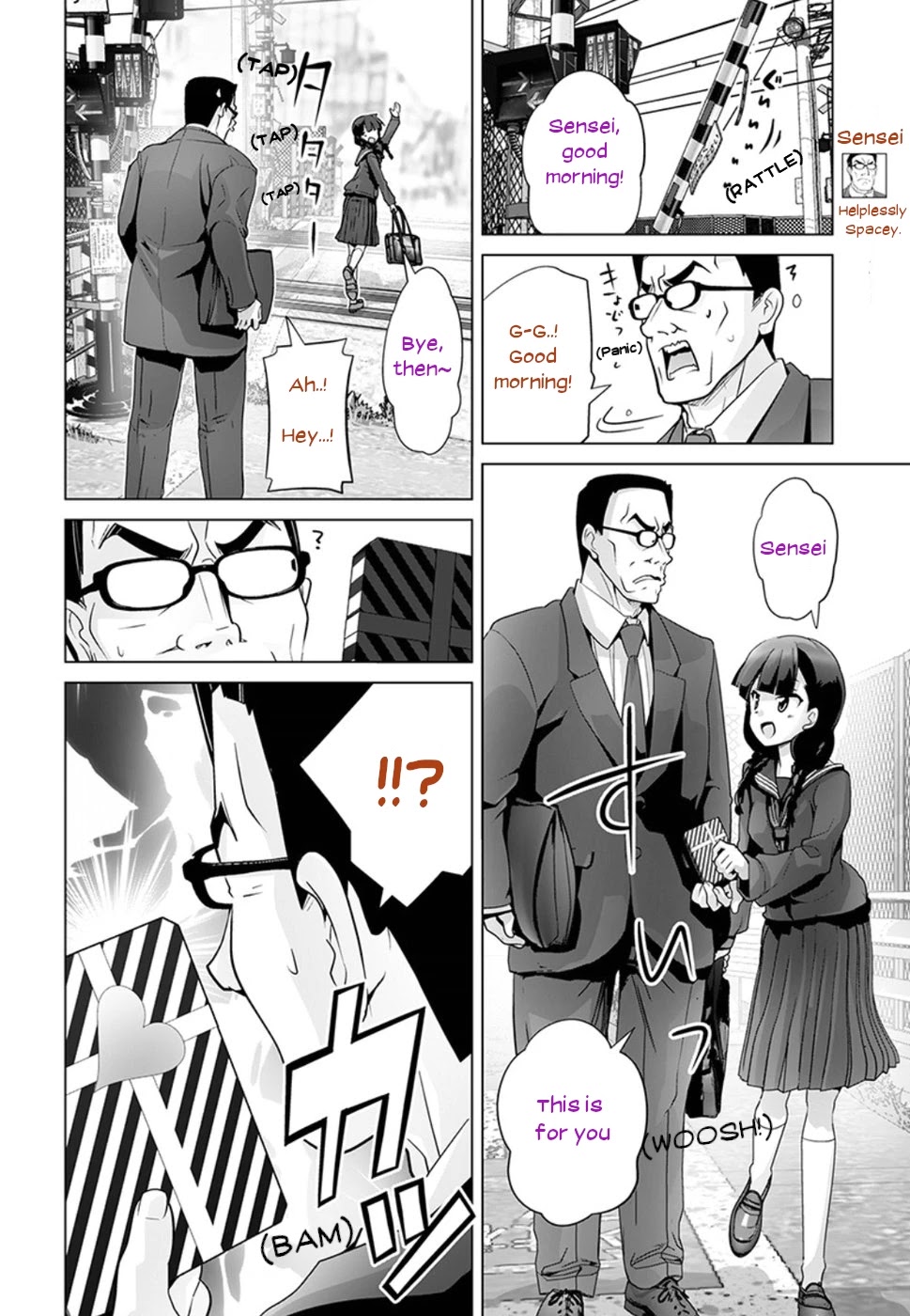 Fumikiri Jikan Chapter 38 page 4 - Chapter 38: Together With Sensei (3)