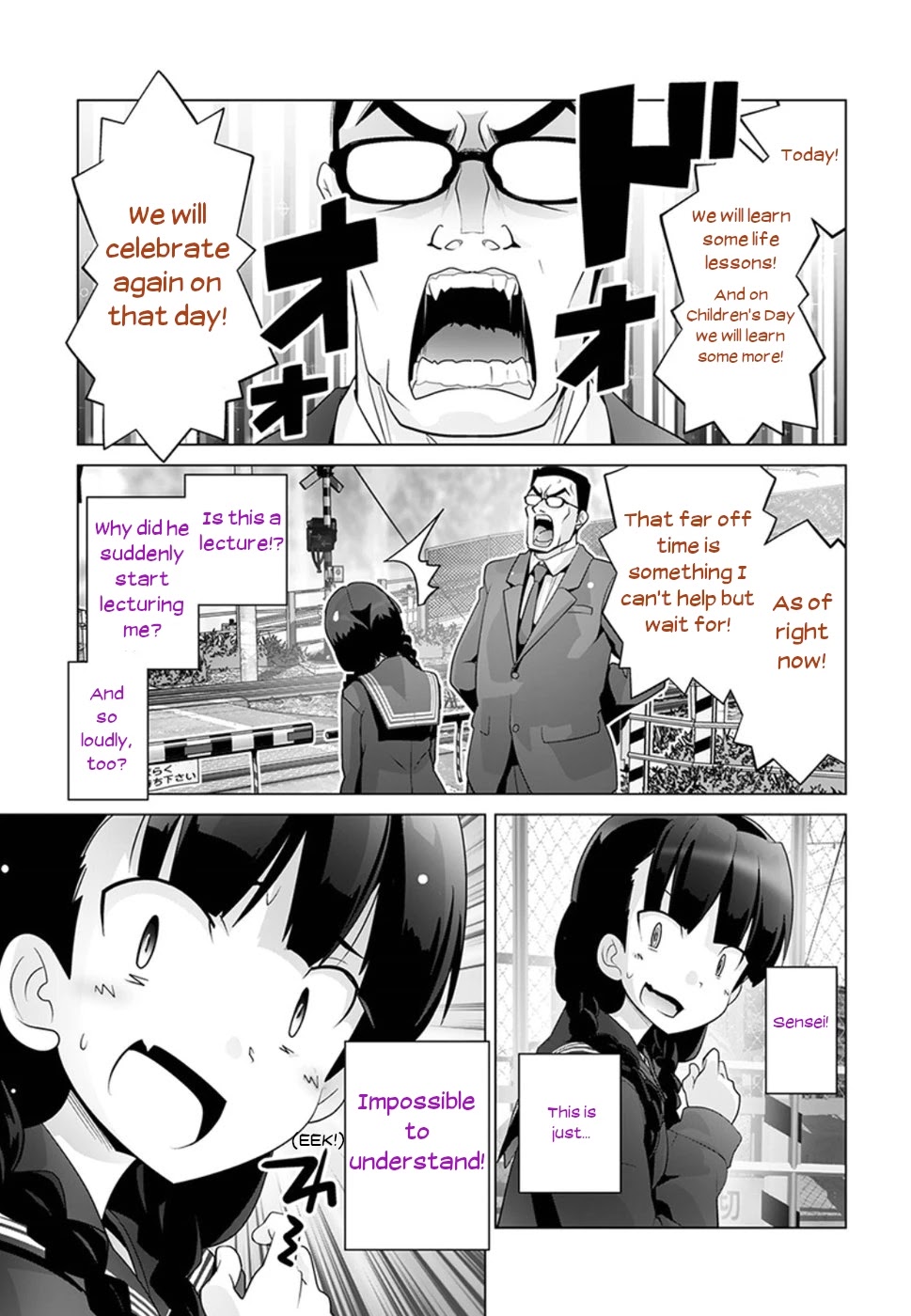 Fumikiri Jikan Chapter 38 page 9 - Chapter 38: Together With Sensei (3)