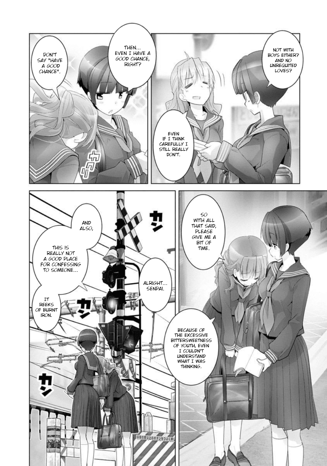 Fumikiri Jikan Chapter 4 page 12 - Chapter 4: Two people's youth (2)