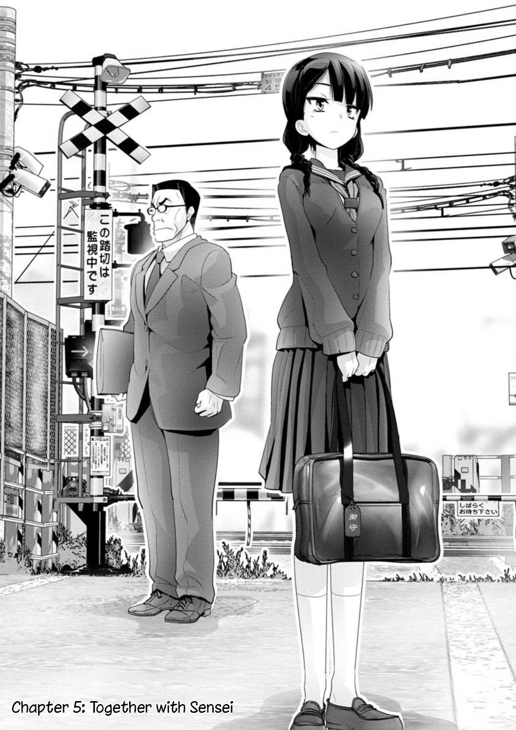 Fumikiri Jikan Chapter 5 page 1 - Chapter 5: Together with Sensei