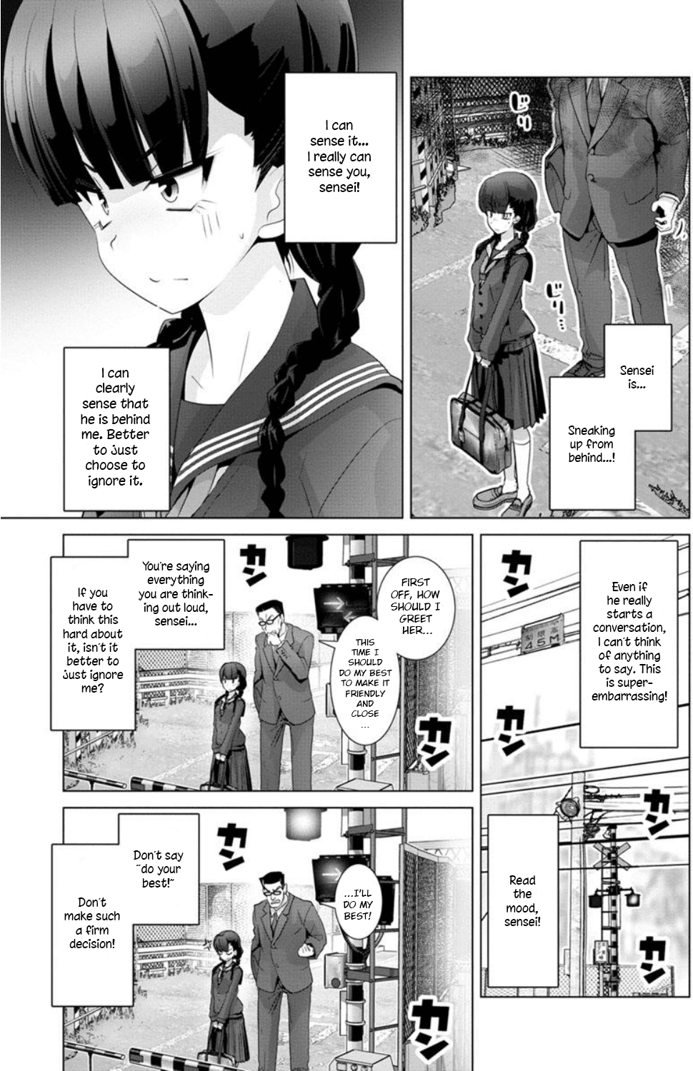 Fumikiri Jikan Chapter 5 page 5 - Chapter 5: Together with Sensei