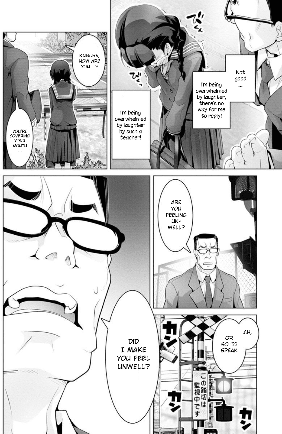 Fumikiri Jikan Chapter 5 page 8 - Chapter 5: Together with Sensei