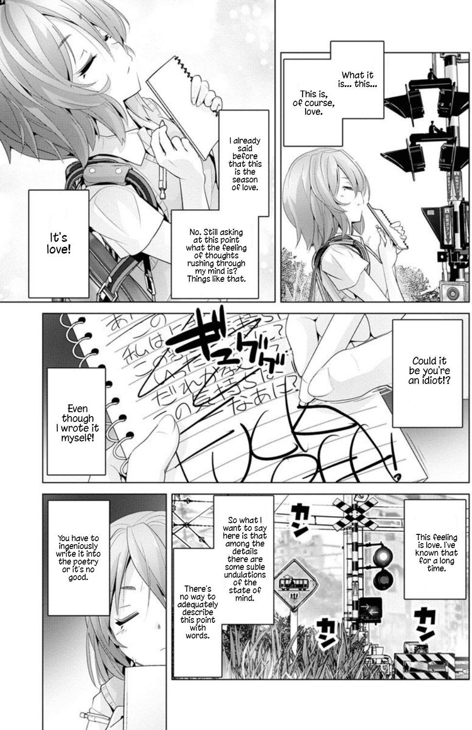 Fumikiri Jikan Chapter 7 page 5 - Chapter 7: Poet of the Railroad Crossing
