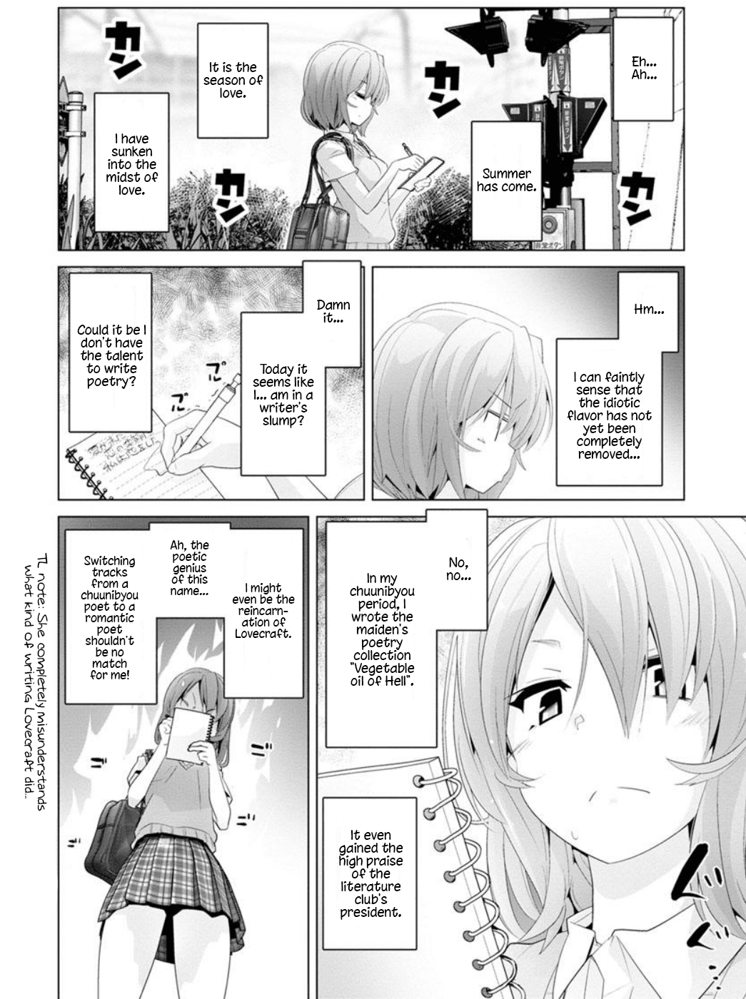 Fumikiri Jikan Chapter 7 page 8 - Chapter 7: Poet of the Railroad Crossing