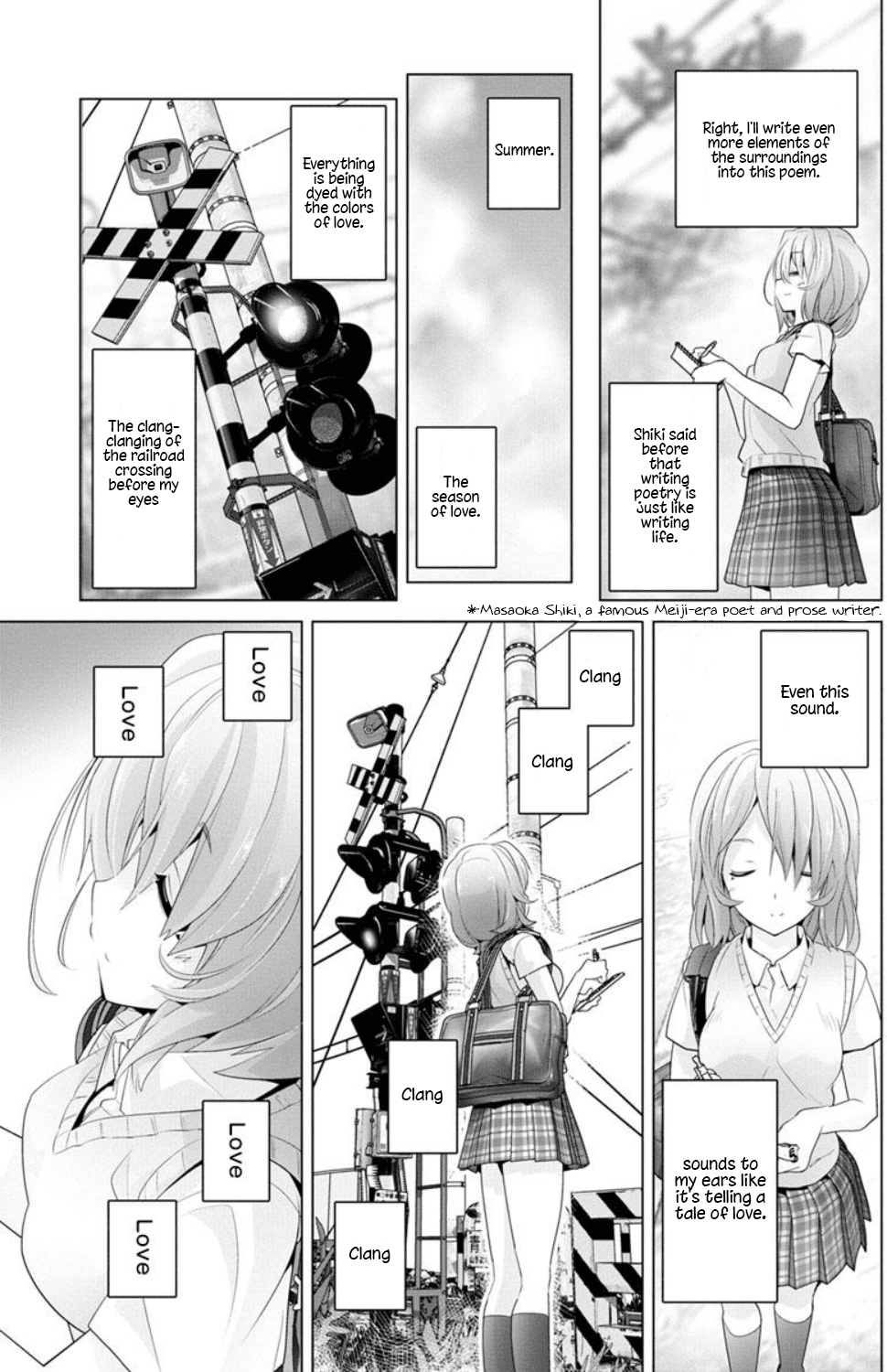 Fumikiri Jikan Chapter 7 page 9 - Chapter 7: Poet of the Railroad Crossing