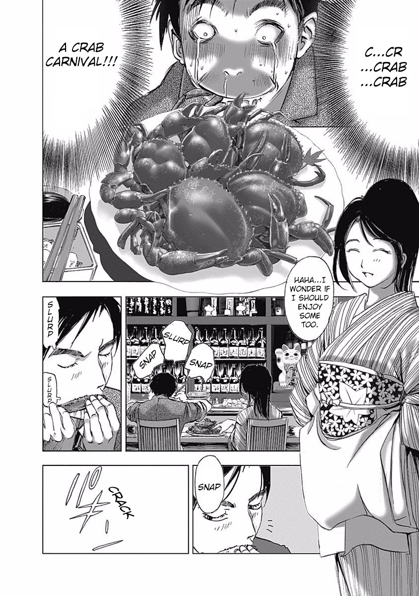 Furin Shokudou Chapter 1 page 24 - Chapter 1: Crab Carnival (Shizuoka Prefecture・Douman Crab)