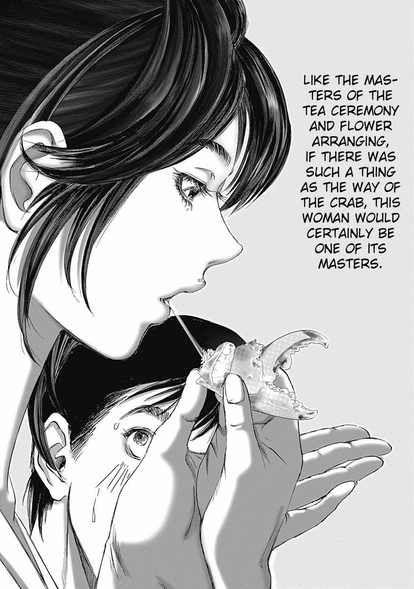 Furin Shokudou Chapter 1 page 27 - Chapter 1: Crab Carnival (Shizuoka Prefecture・Douman Crab)