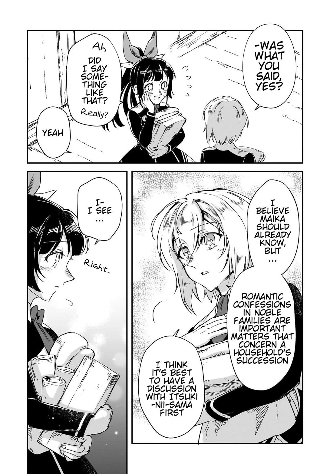 Fushi no Kami: Rebuilding Civilization Starts with a Village Chapter 34.5 page 4 - Chapter 34.5: Maika's Inspiration