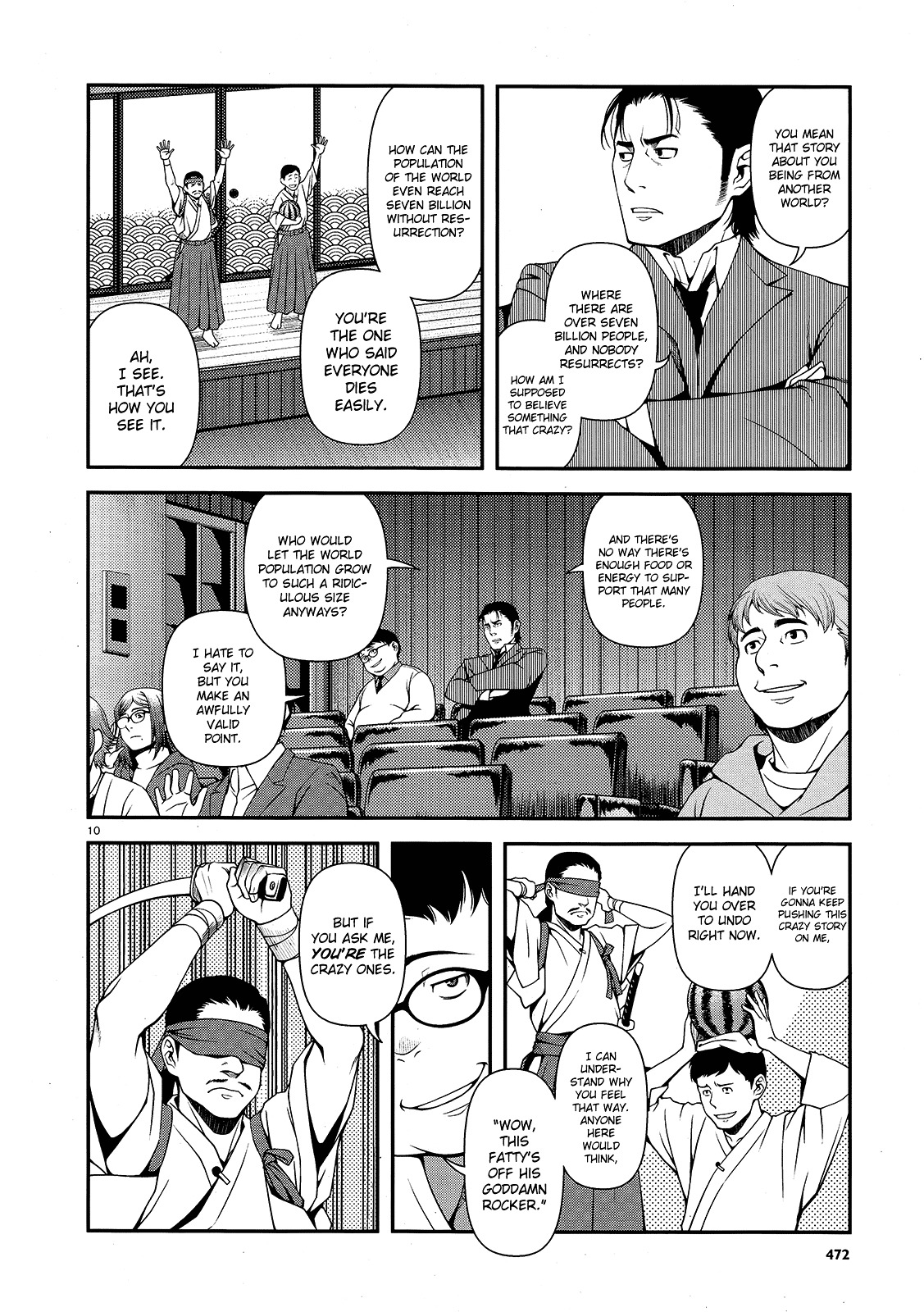Fushi no Ryouken Chapter 13 page 10 - Chapter 13 : Zombie World