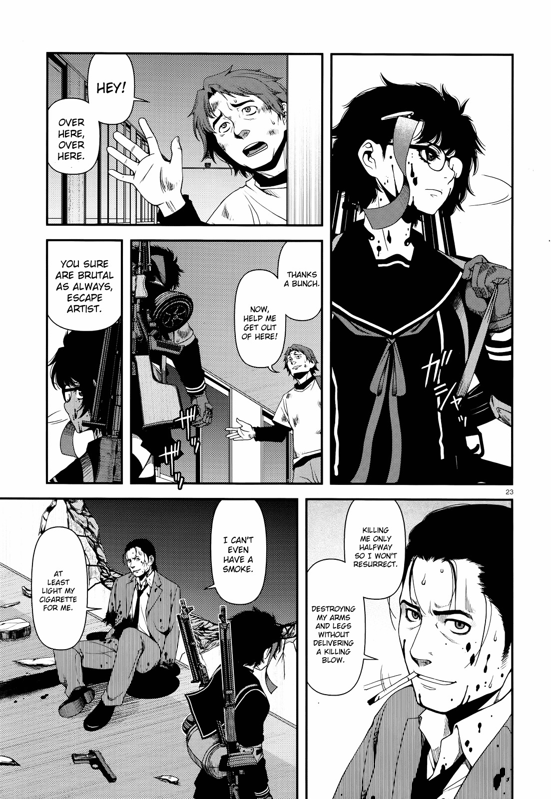 Fushi no Ryouken Chapter 2.2 page 23 - Chapter 2 v2 : Let Us Exterminate You Already