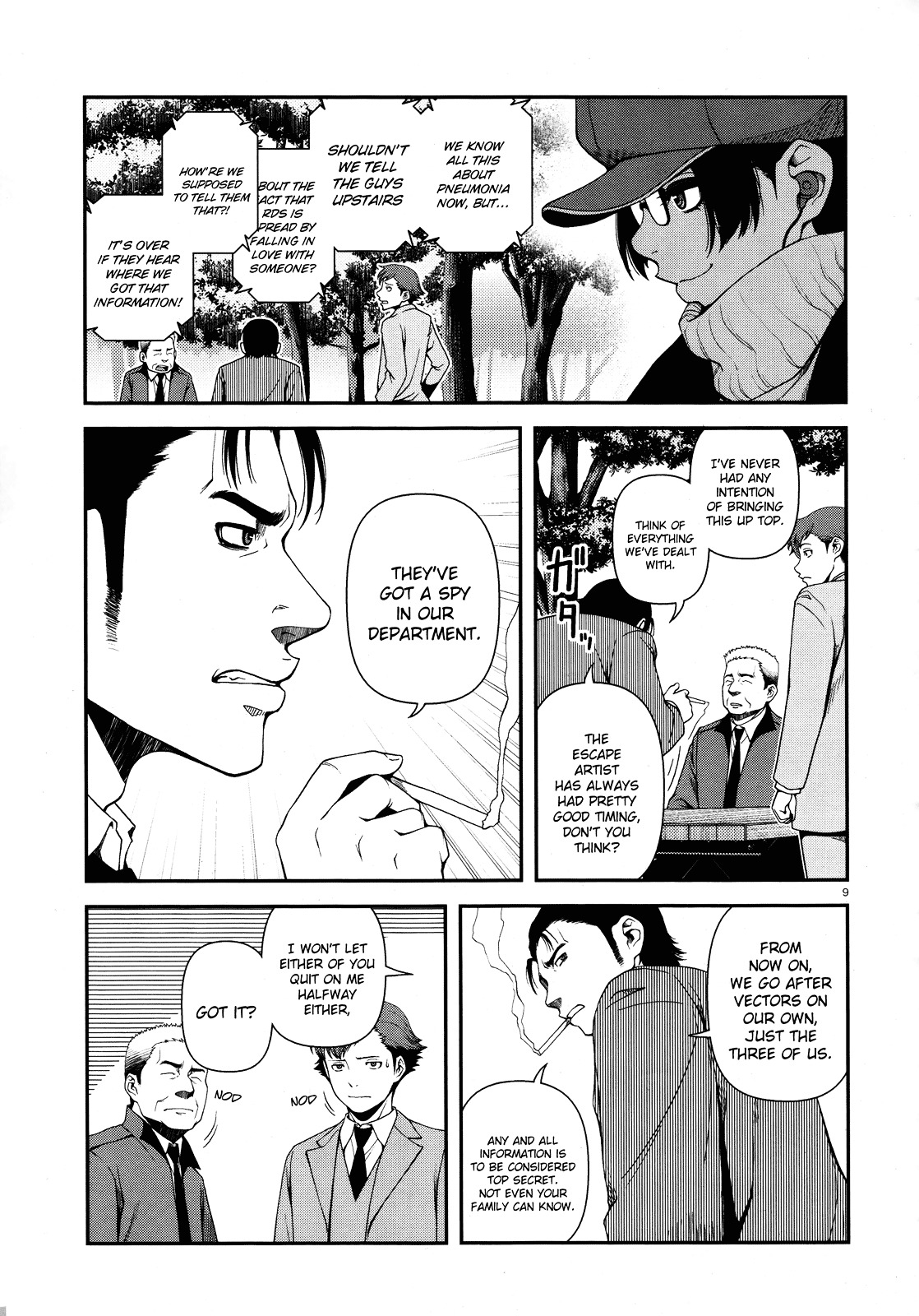 Fushi no Ryouken Chapter 7 page 9 - Chapter 7 : There's a Spy in the Department