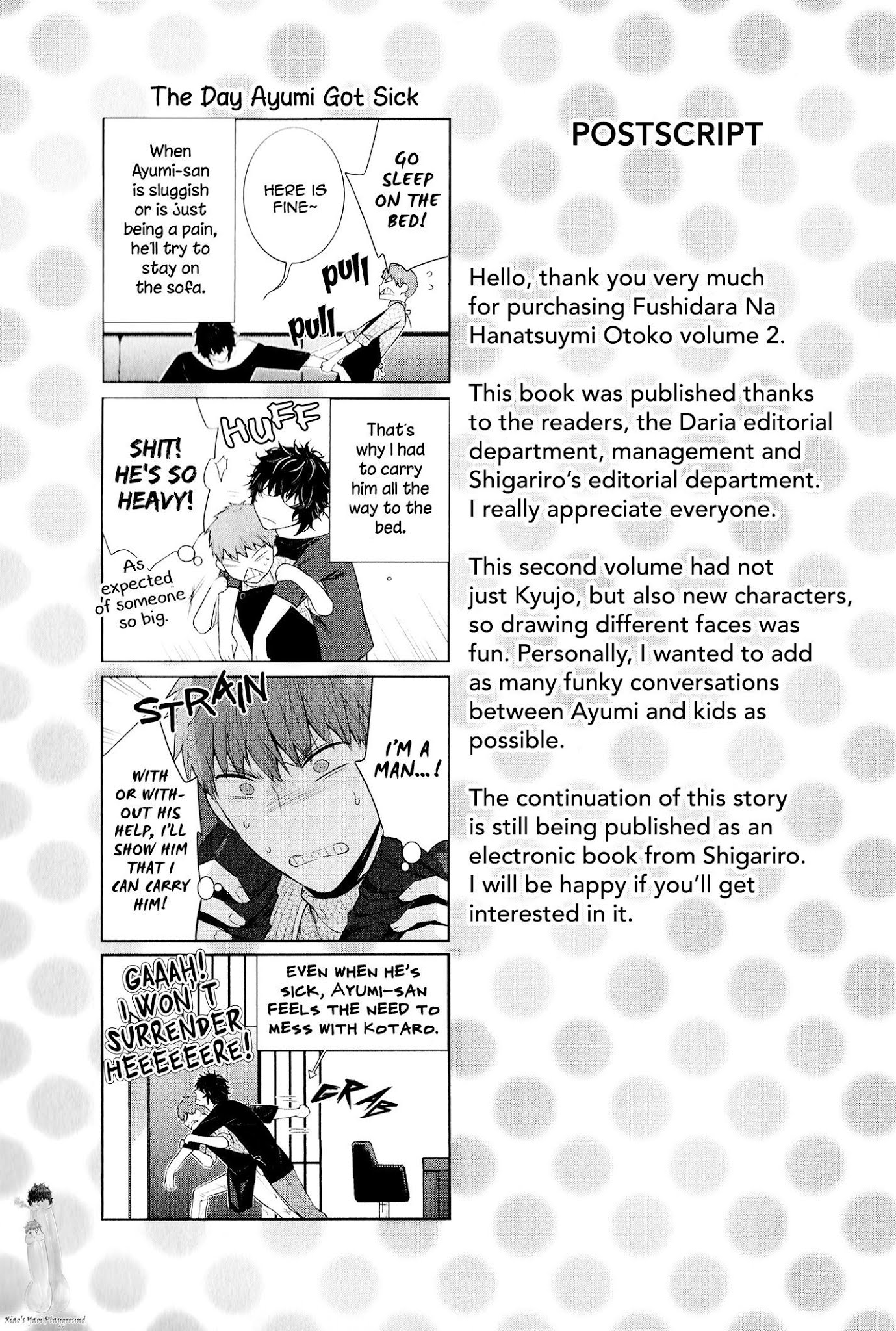 Fushidara na Hanatsumi Otoko Chapter 13.5 page 14 - Chapter 13.5: Bonus