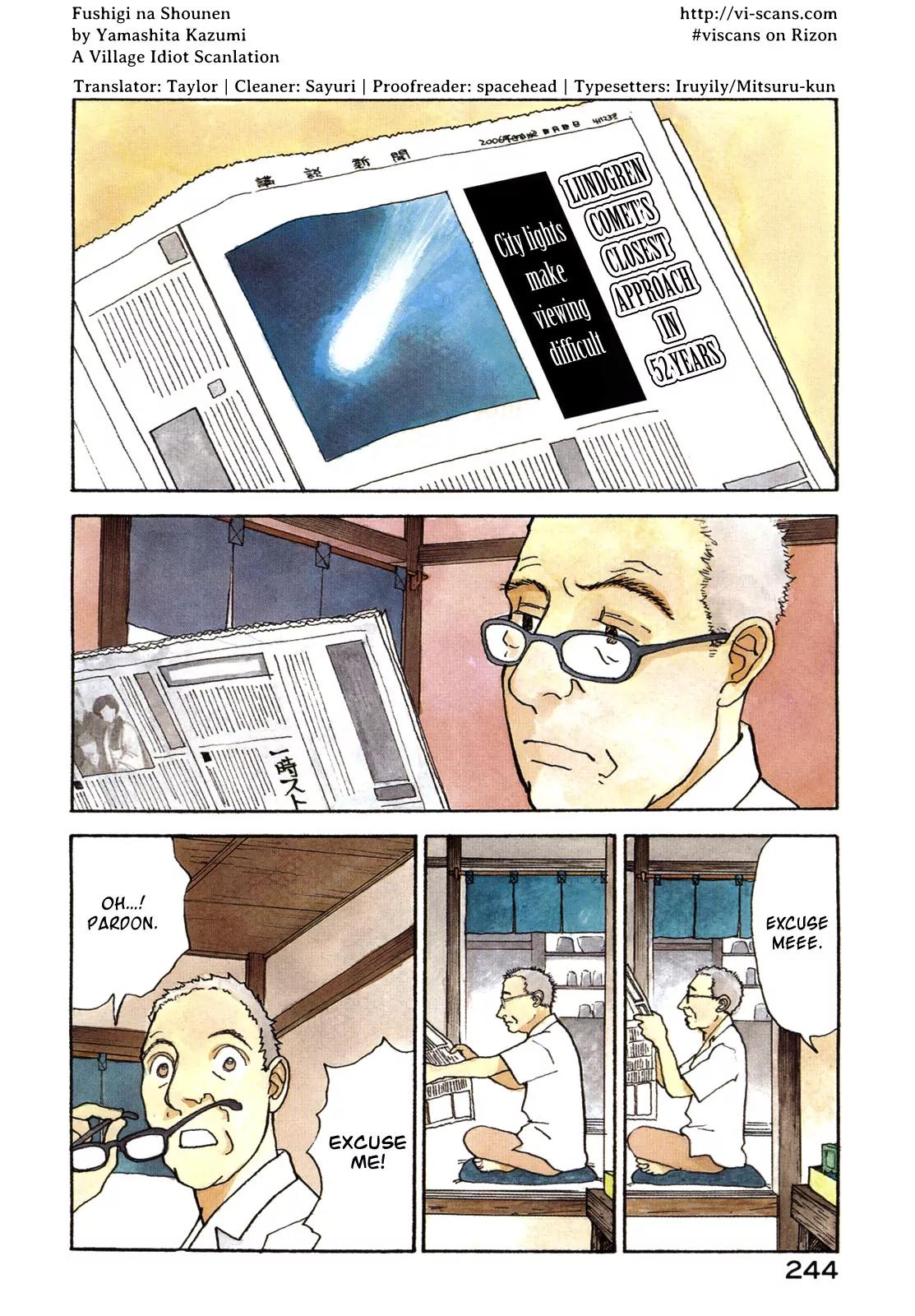 Fushigi na Shounen Chapter 18 page 2 - Chapter 18: Shou and Takeshi and Yoshi-bou