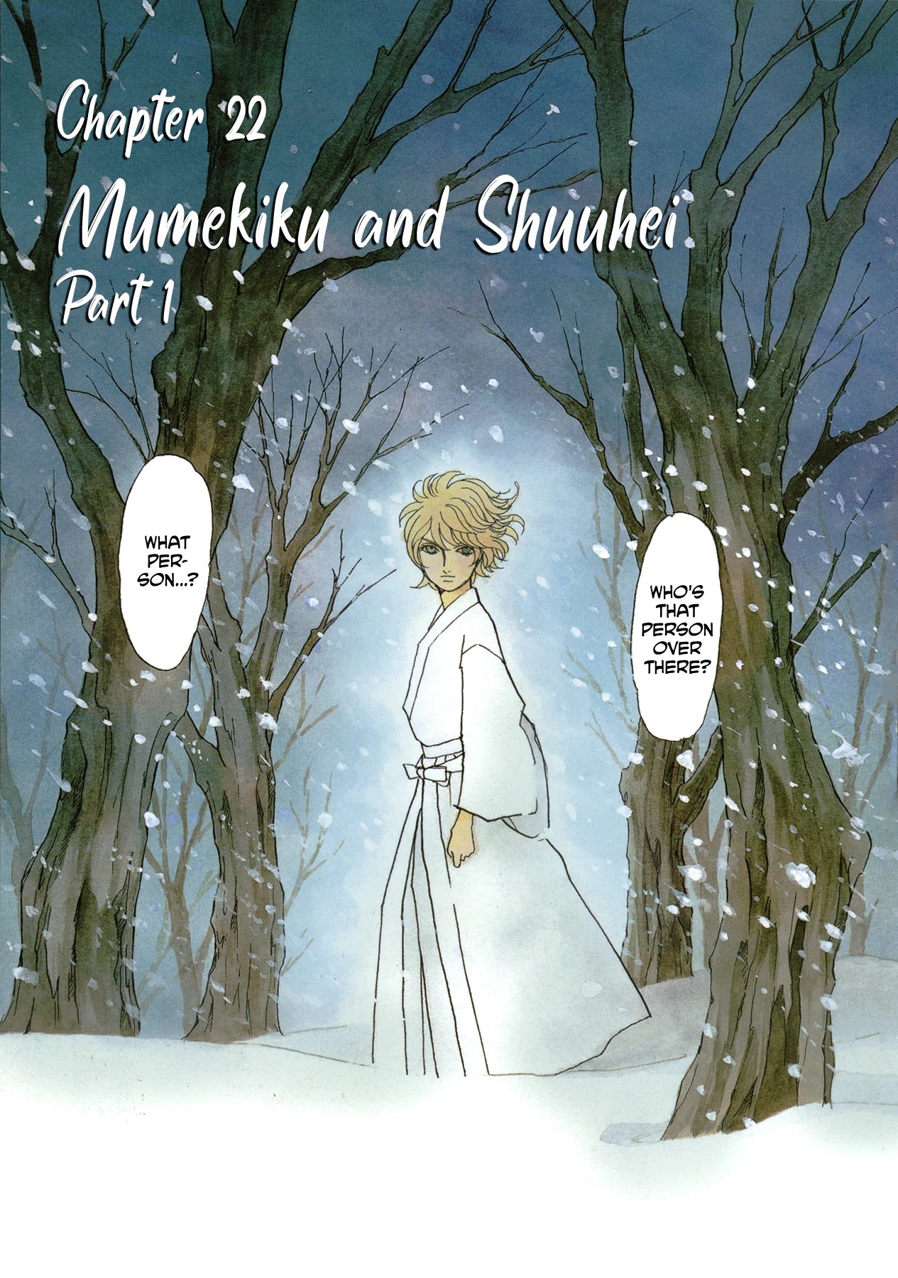 Fushigi na Shounen Chapter 22 page 1 - Chapter 22: Mumekiku and Shuuhei Part 1