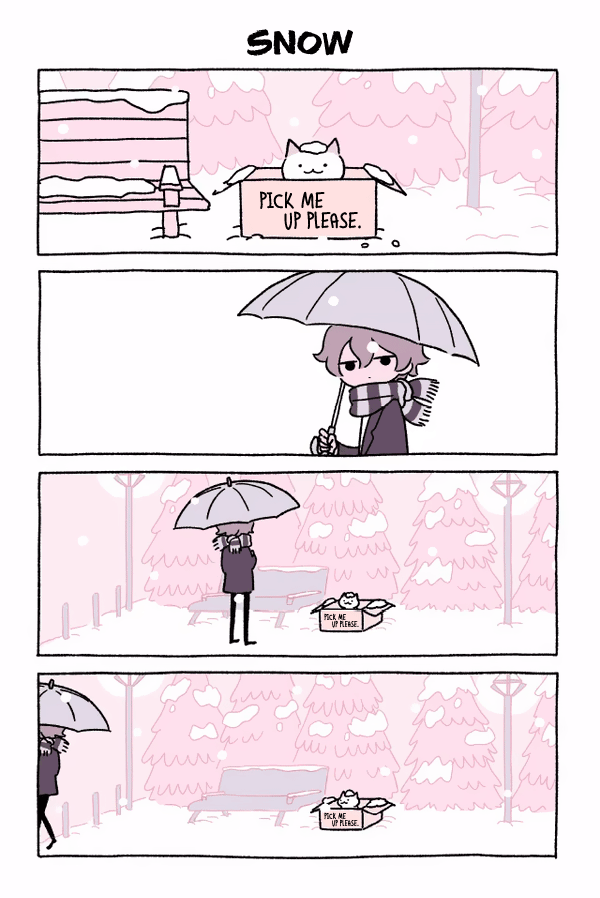 Fushigi Neko no Kyuu-chan Chapter 1 page 1 - Chapter 1 : Snow
