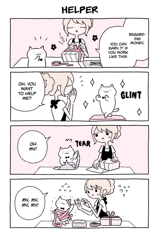 Fushigi Neko no Kyuu-chan Chapter 101 page 1 - Chapter 101: Helper