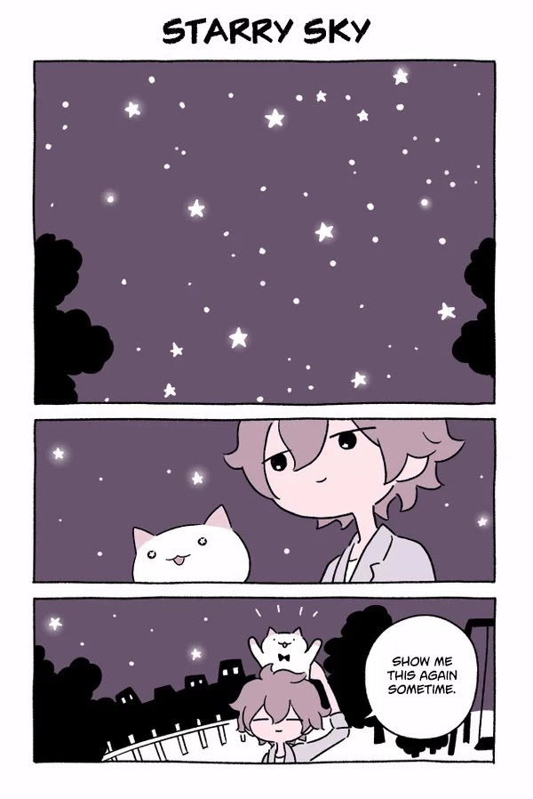 Fushigi Neko no Kyuu-chan Chapter 105 page 1 - Chapter 105: Starry Sky