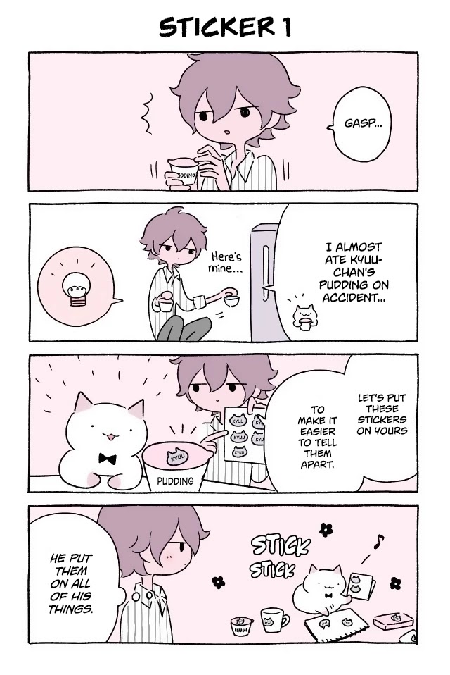 Fushigi Neko no Kyuu-chan Chapter 108 page 1 - Chapter 108: Sticker 1