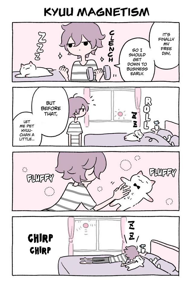 Fushigi Neko no Kyuu-chan Chapter 118 page 1 - Chapter 118: Kyuu Magnetism