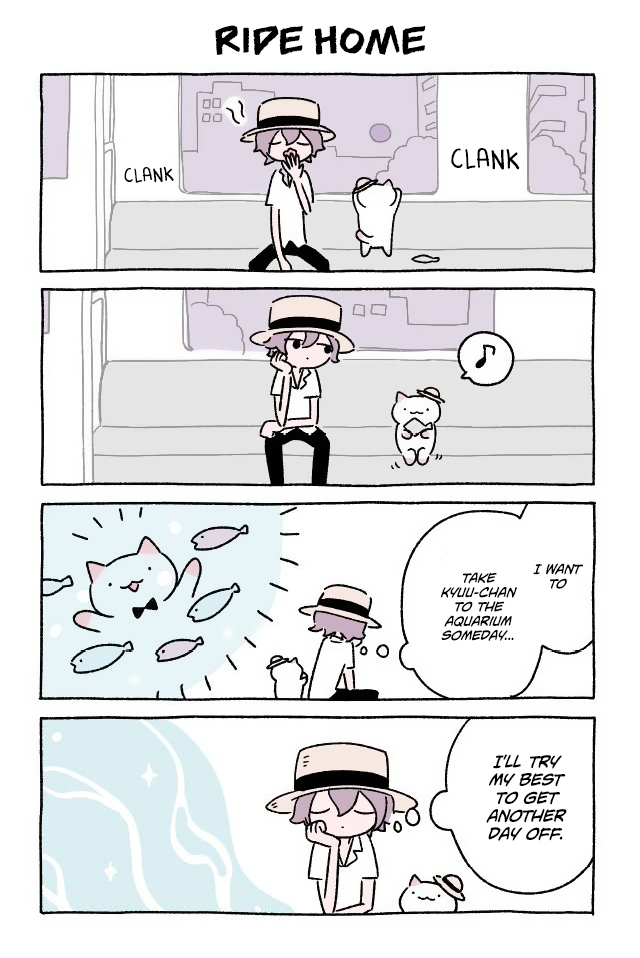 Fushigi Neko no Kyuu-chan Chapter 127 page 1 - Chapter 127: Ride Home