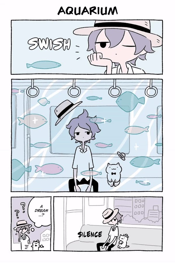 Fushigi Neko no Kyuu-chan Chapter 128 page 1 - Chapter 128: Aquarium