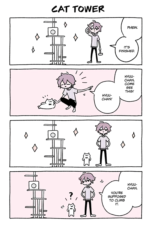 Fushigi Neko no Kyuu-chan Chapter 137 page 1 - Chapter 137: Cat Tower