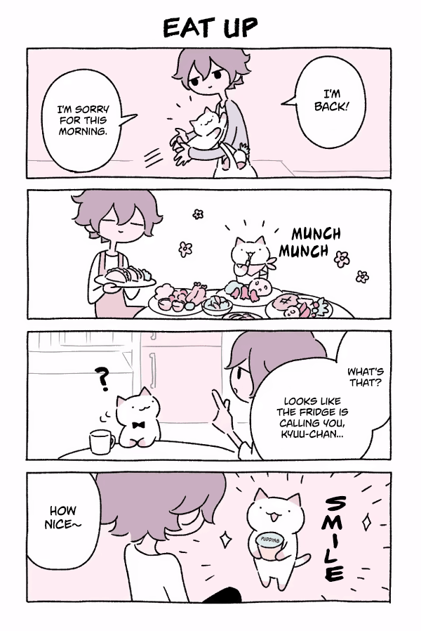 Fushigi Neko no Kyuu-chan Chapter 152 page 1 - Chapter 152: Eat Up