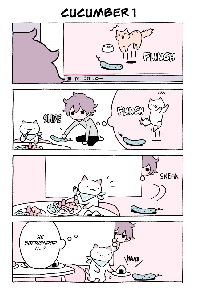 Fushigi Neko no Kyuu-chan Chapter 154 page 1 - Chapter 154: Cucumber 1