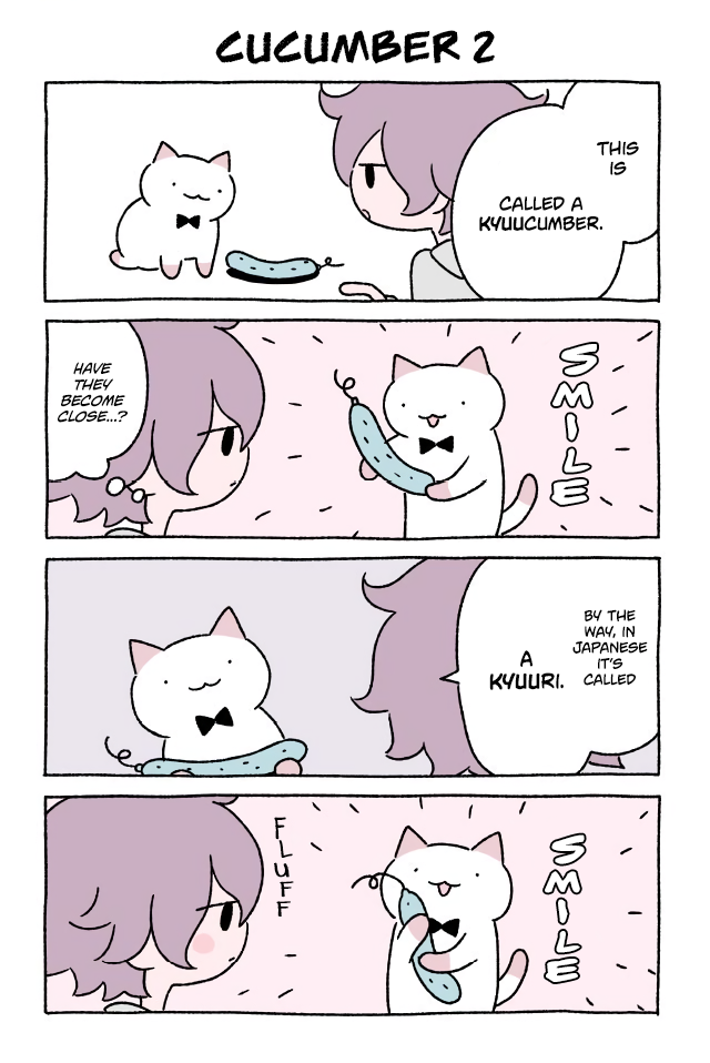 Fushigi Neko no Kyuu-chan Chapter 155 page 1 - Chapter 155: Cucumber 2