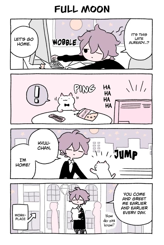 Fushigi Neko no Kyuu-chan Chapter 172 page 1 - Chapter 172: Full Moon