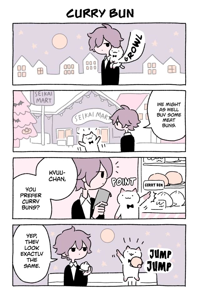 Fushigi Neko no Kyuu-chan Chapter 173 page 1 - Chapter 173: Curry Bun