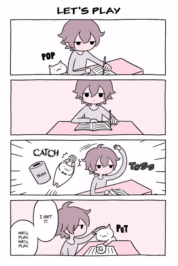 Fushigi Neko no Kyuu-chan Chapter 19 page 1 - Chapter 19 : Let's Play